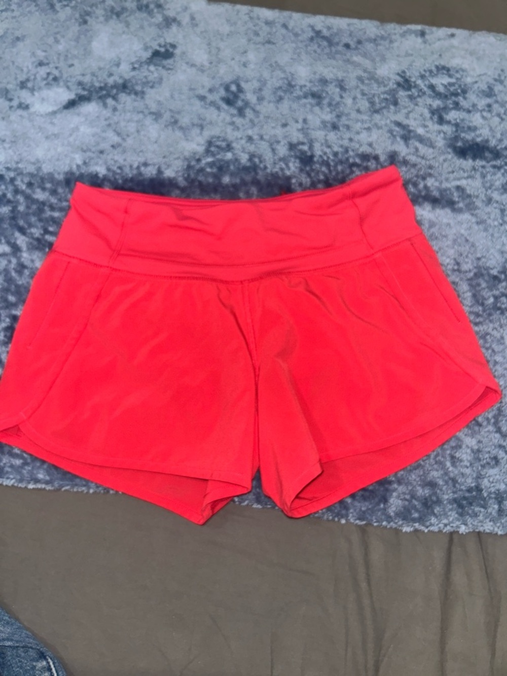 lululemon athletica Bright Red Performance Running Shorts